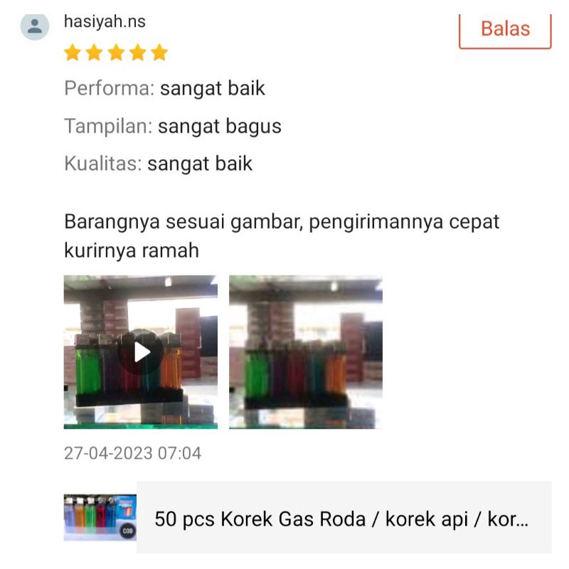 (50 pcs)Korek Gas Roda Pemantik Api Bensin Kotak Murah Grosir/Korek Saku