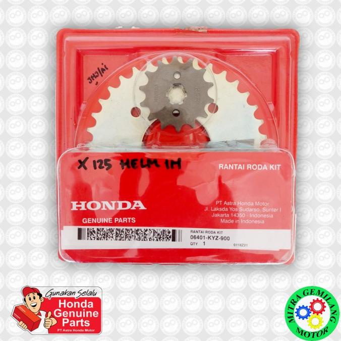 Gear Set Honda Supra X 125 Helm In Asli