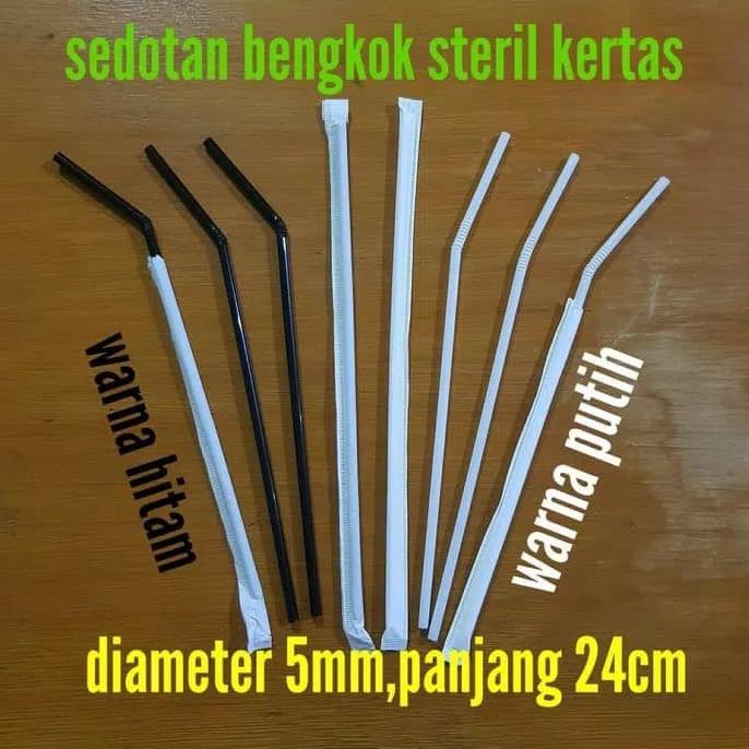 sedotan tekuk steril kertas/hygienic flexible drinking straw fb/FW 524