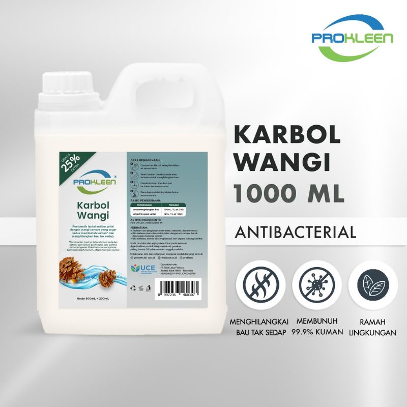 PROKLEEN Karbol Pinus/Sereh 1 Liter