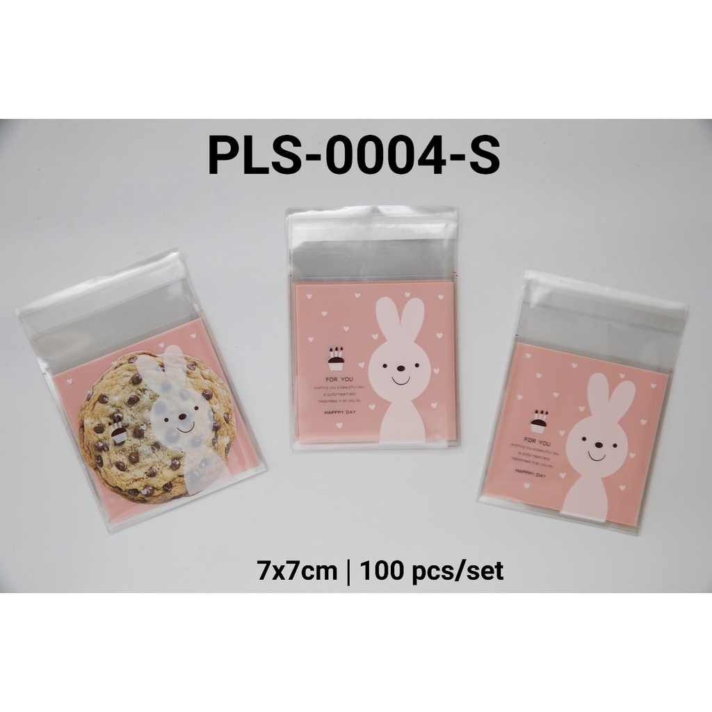 PLS-0004-S Plastik cookies cookie kue kering kecil (Packaging)