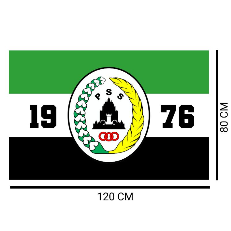 Mini flag PSS SLEMAN Murah Ukuran 120 CM × 80 CM