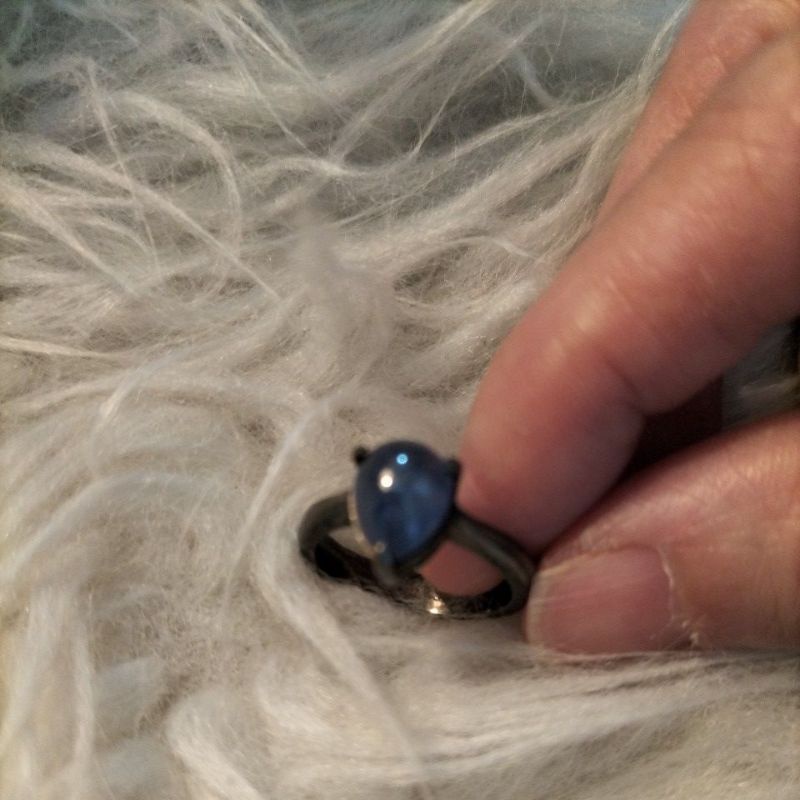 batu permata kecubung ungu asli