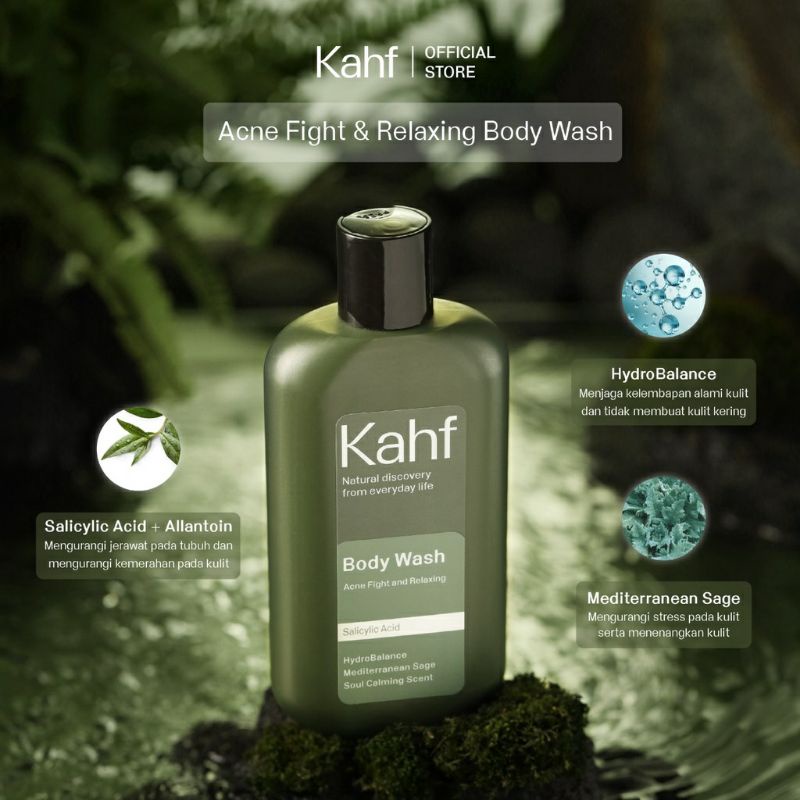 KAHF BRIGHTENING &amp; ACNE BODY WASH