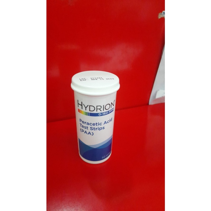 Hydrion PAA 160 Peracetik Acid Test Paper 0-160 PPM HYDRION PAA-160