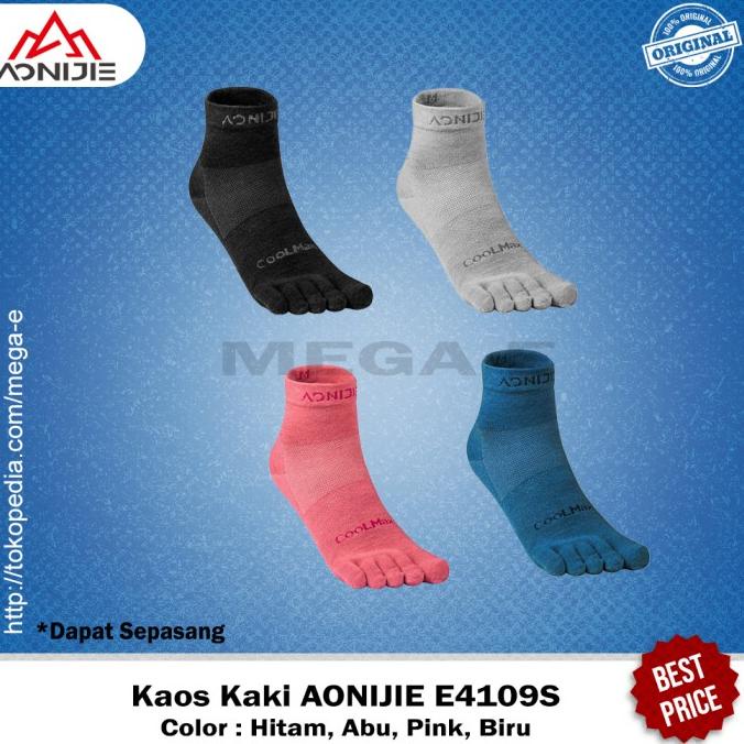Kaos Kaki Aonijie E4109S Sarung Kaki 5 Jari Sport Hiking Lari Camping