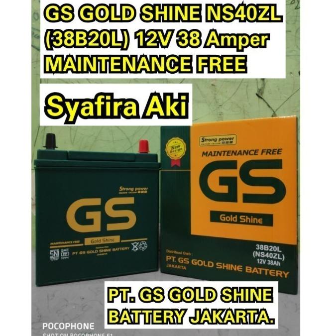 Aki mobil Agya, Ayla, Calya, Sigra, Sirion GS MF NS40ZL Accu kering