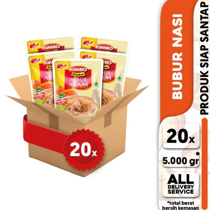 

Promo Kimbo Kitchen Bubur Ayam 1 Box [Paket 37]