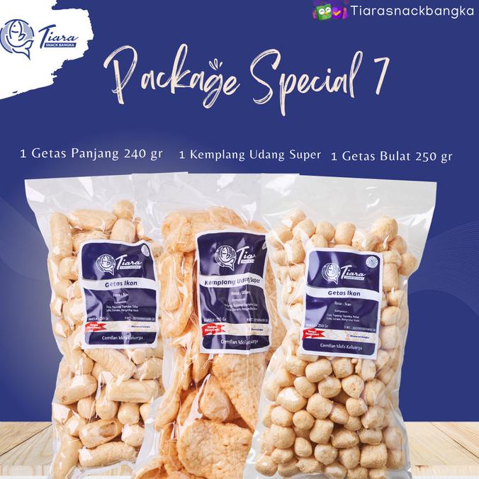 

Promo Paket Special 7 Kerupuk Udang/Getas Bangka Tiara Snack Bangka