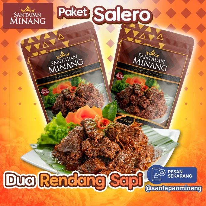 

Promo Paket Salero Dua Rendang Daging Sapi Asli Santapan Minang