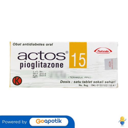 ACTOS 15 MG BOX 14 TABLET