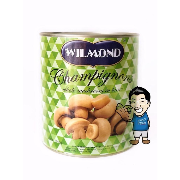 

Promo Wilmond Champignons Whole Mushroom In Brine Canned- Jamur kaleng 3Kg