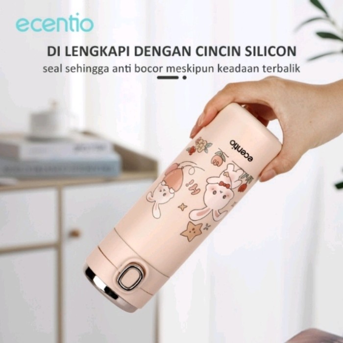 BOTOL MINUM ANAK LED ECENTIO/TERMOS AIR PANAS LED ECENTIO PALING BARU