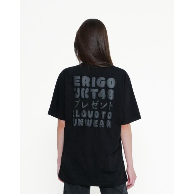 Kaos Unisex Erigo T-Shirt Oversize | Jkt48 Shani Black