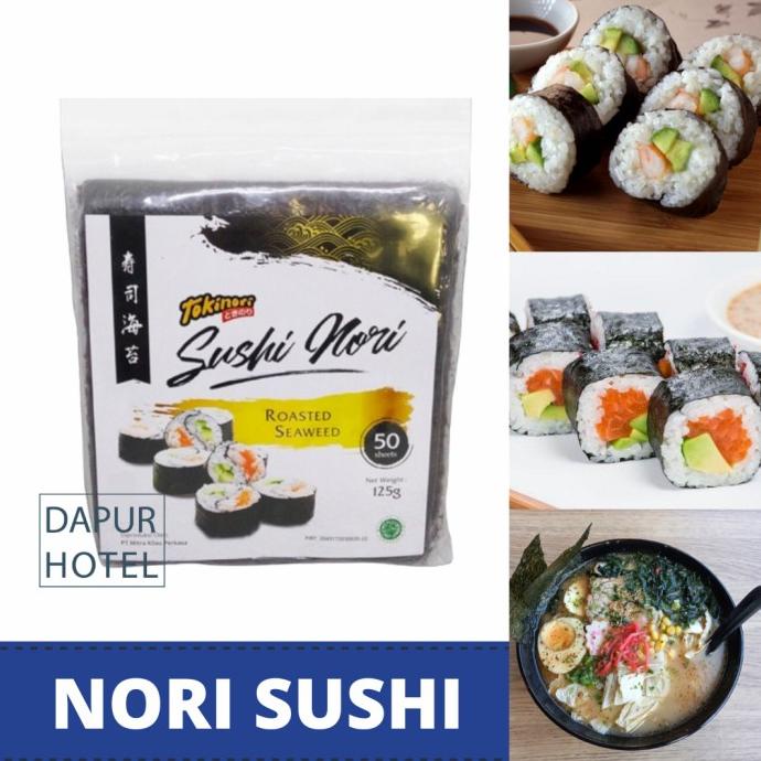 

Promo NORI SUSHI TOKINORI 50 lembar | RUMPUT LAUT YAKINORI KIMBAB HALAL