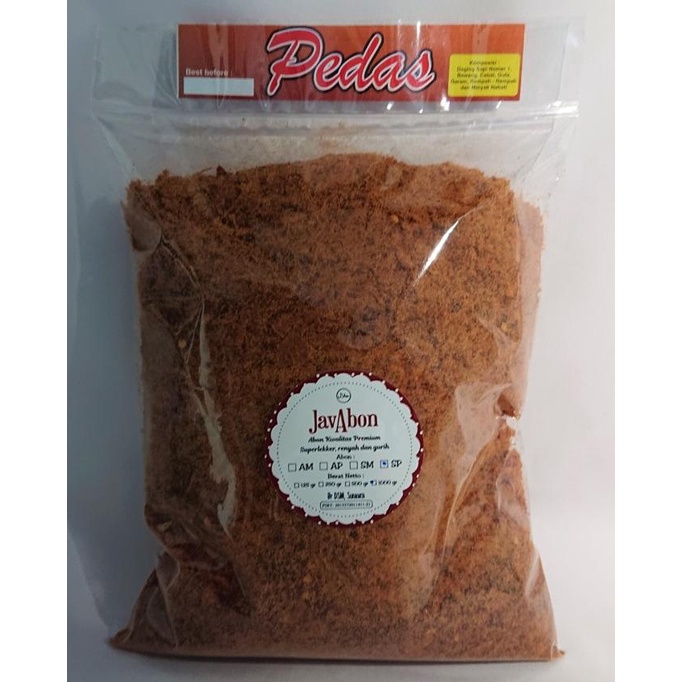 

Promo JavAbon ABON SAPI PEDAS (SPICY BEEF FLOSS) 1000