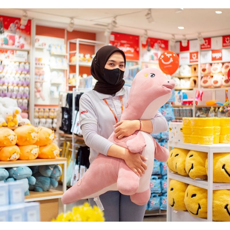 MINISO Boneka Dinosaurus size 80Cm