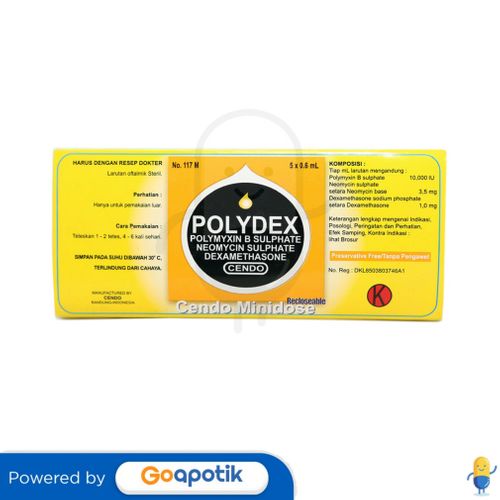 CENDO POLYDEX 5 X 0.6 ML MINIDOSE