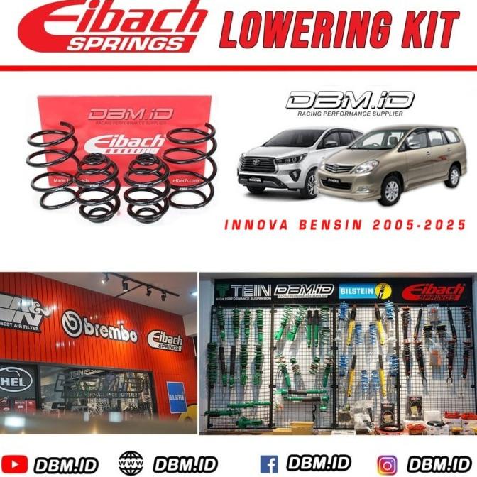 Per Eibach Lowering kit Eibach Innova Bensin 2004-2025 E10820180122