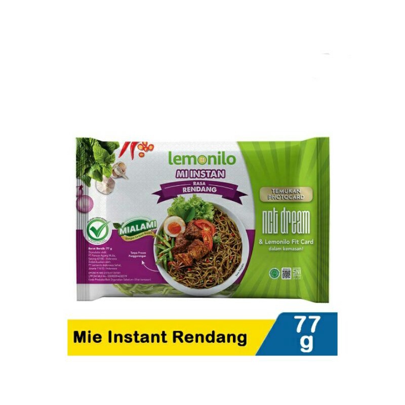 Lemonilo Mie Instant Rendang 77G