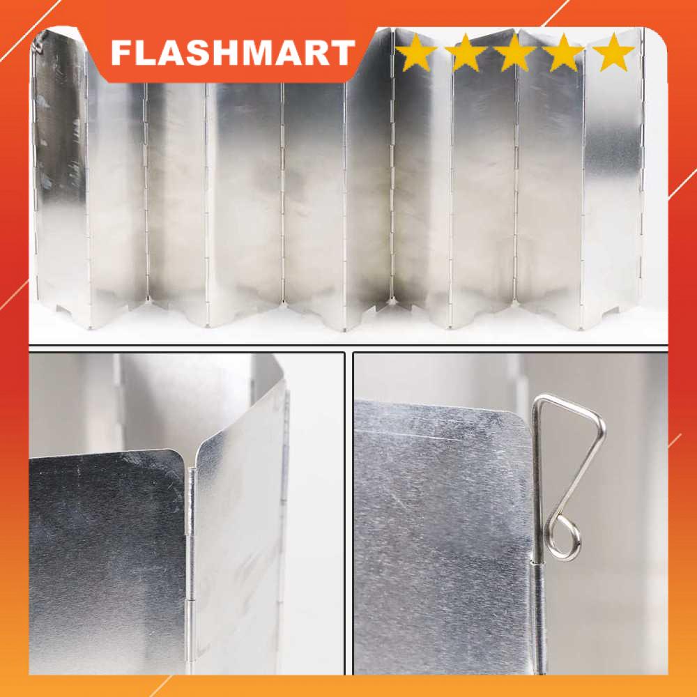 FLASHMART Plat Penahan Angin Kompor Portable Camping Stove Windshield - E002