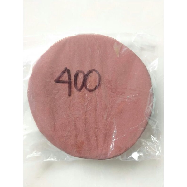 amplas bulat ukuran 4 inch grit 400