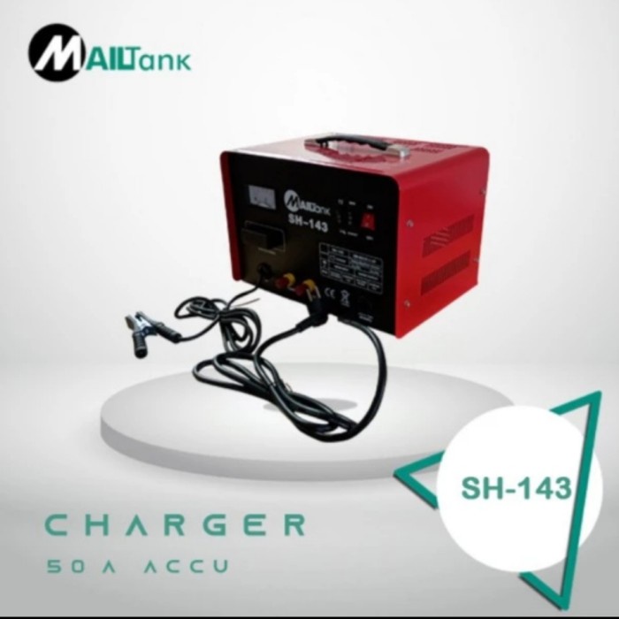 charger aki mobil motor 50 ampere mailtank sh 143 accu baterry charger murah