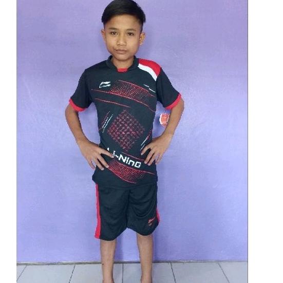 Murah Sekarang kaos badminton anak baju bulutangkis anak terbaru setelan bulutangkis anak remaja SD-