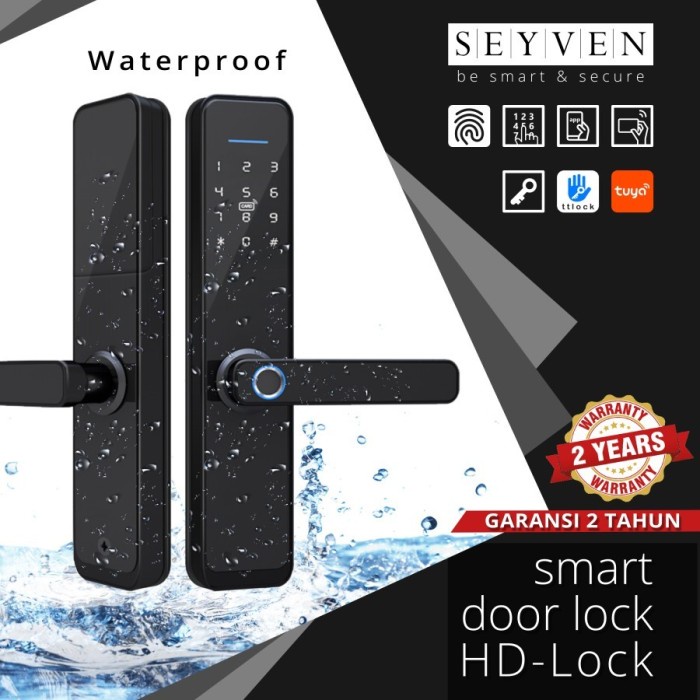 SEYVEN SMART DOOR LOCK WATERPROOF DOOR LOCK WITH APP