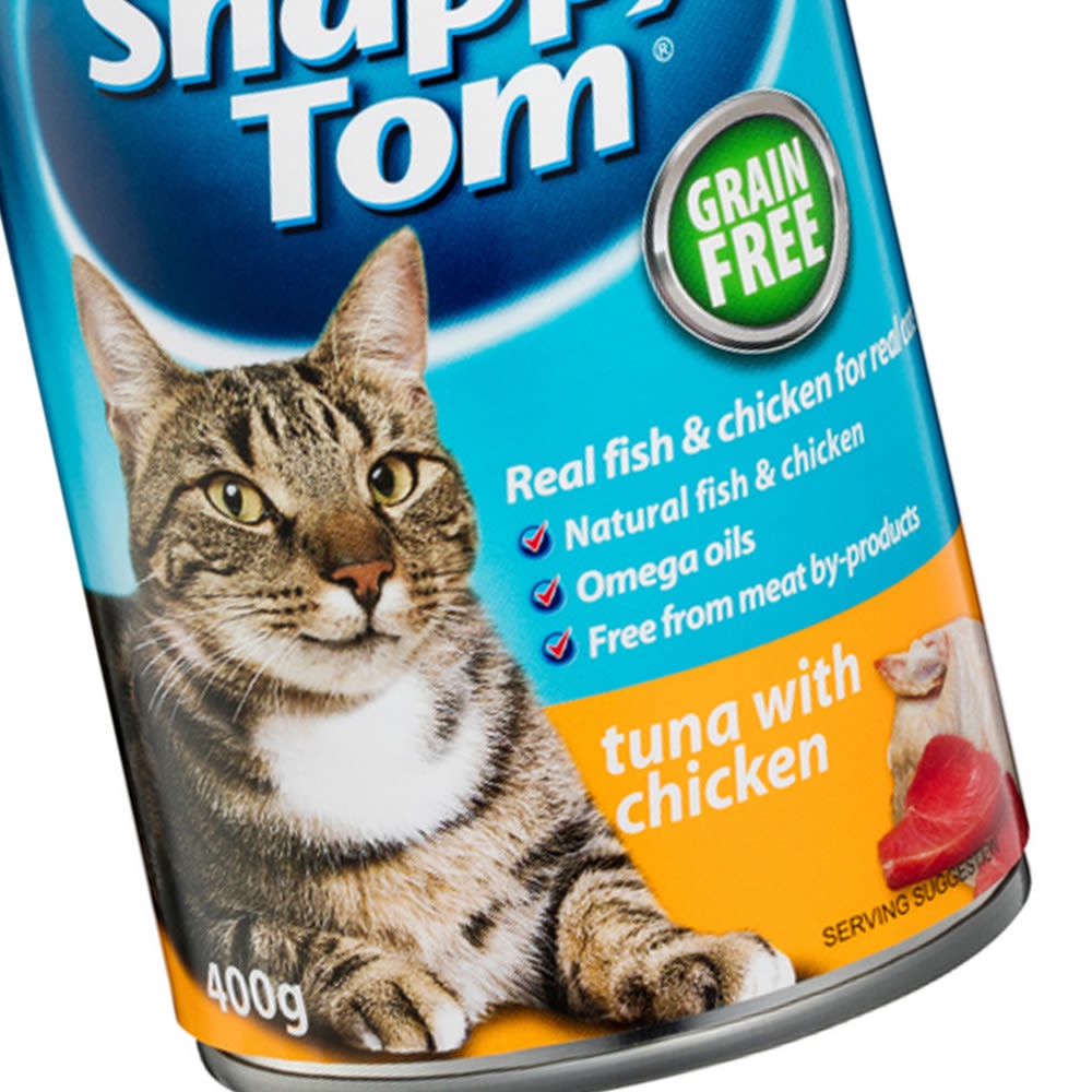 Snappy Tom 400 Gr Makanan Kucing Basah Tuna Chicken