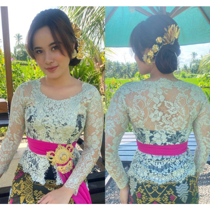 Kebaya Bali By Ani Kebaya Semi Metalic Swarovski