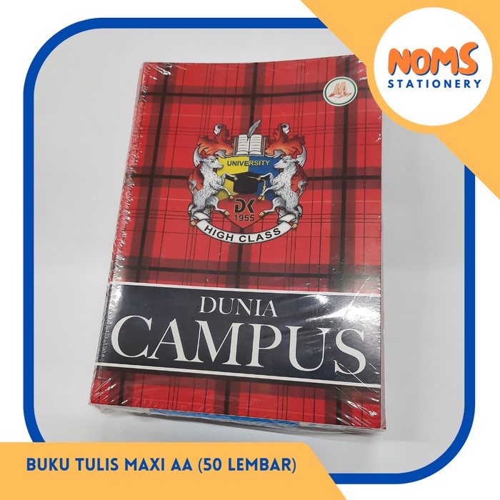 

TERLARIS Buku Tulis AA Maxi Isi 50 Lembar (1 pack isi 10 buku) /BUKU TULIS SEKOLAH/BUKU TULIS