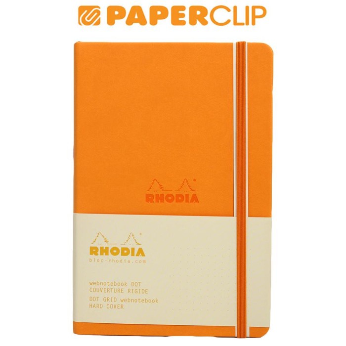 

BISA COD WEBNOTEBOOK RHODIA HARD COVER 14X21 ORANGE DOT GRID 118768C /BUKU TULIS SEKOLAH/BUKU TULIS