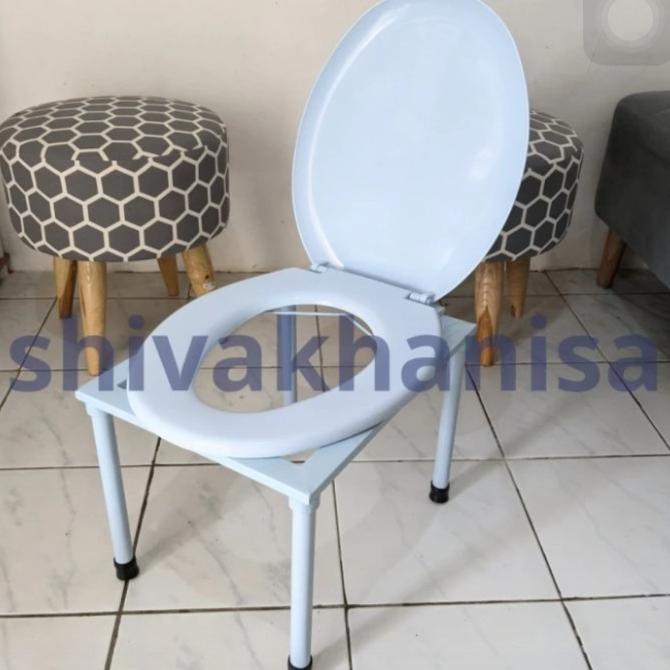 Besi Kursi Toilet Kloset Closet Wc Duduk Jongkok Portable