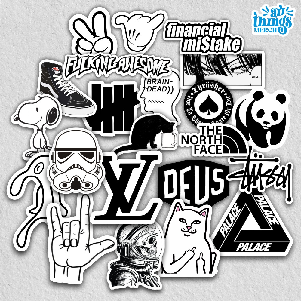 

Sticker Black And White Aesthetic / Stiker Paket Estetik Untuk Laptop Hp Koper DLL / Stiker Black And White TUMBLR / Sticker Paket Untuk HELM / Stiker Black And White / Stiker BW001