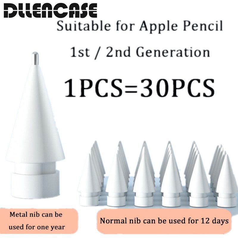 Replacement Tip Nib Apple Pencil Generasi Gen 2 1 Metal Ujung Pen