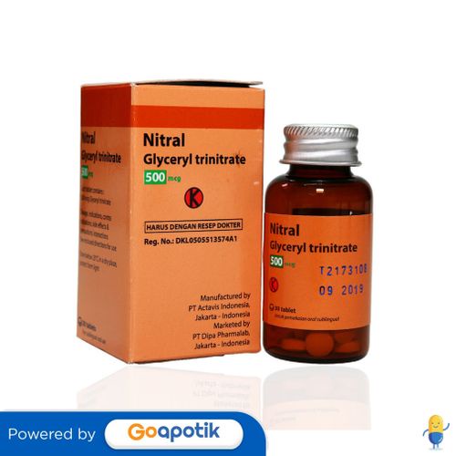 NITRAL 500 MCG BOTOL 30 TABLET