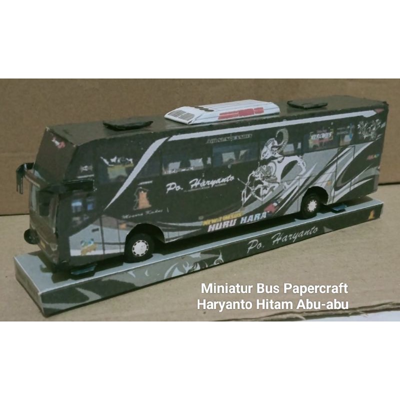 Miniatur Bus Haryanto