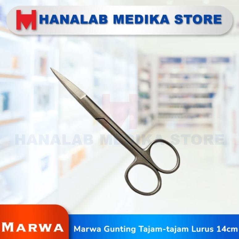 

Terlaris Marwa Gunting Tajam-Tajam Lurus 14Cm