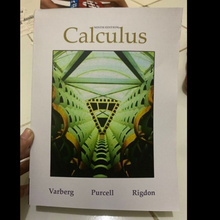 Terlaris Calculus Ninth Edition(Valberg,Purcell,Rigdon)