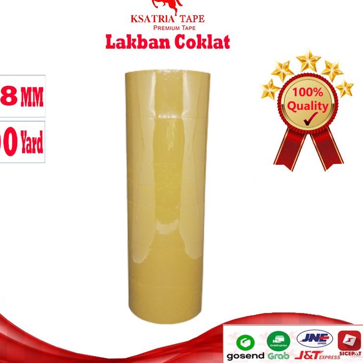 

Kejar Harga [COD] Lakban OPP Tape / Lakban Coklat Dunia Packing 90 Yard (1 Slop)