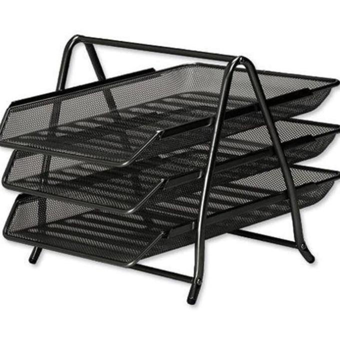 

Document Tray/Rak Susun/Letter Tray/Bak surat Besi 3 Susun Vtec