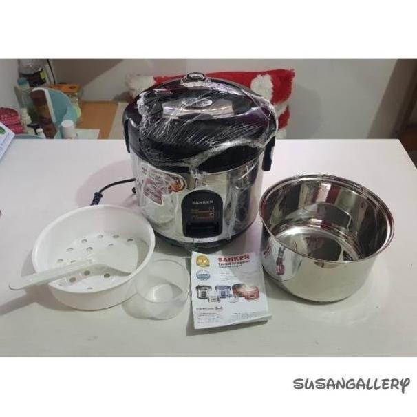 Sanken Magic Com 1 Liter Stainless Steel Sj130 / Rice Cooker Mini / Iloafinyuu