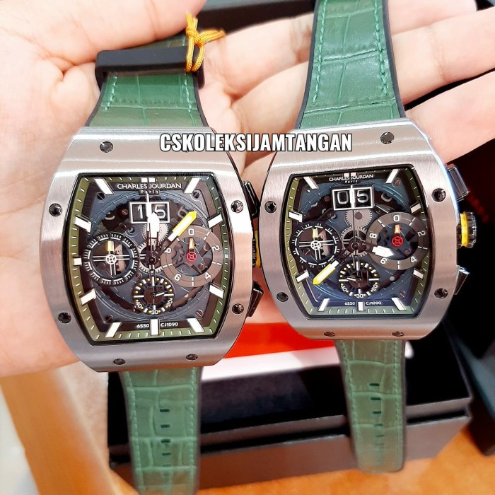 Terlaris Jam Tangan Couple Charles Jourdan Cj1090-1798C & Cj1090-3798C Original