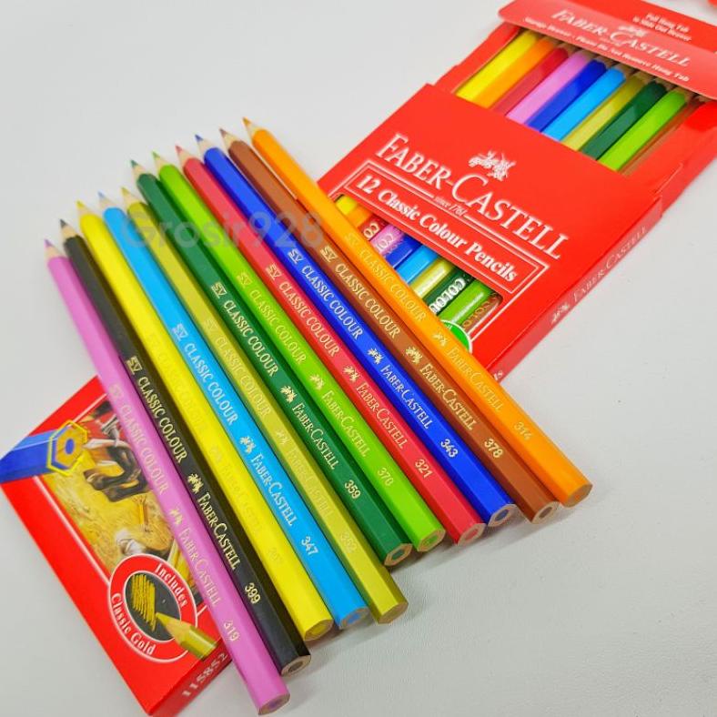 

Grosir Faber Castell 12 Classic Colour Pencil / Pensil Warna Panjang