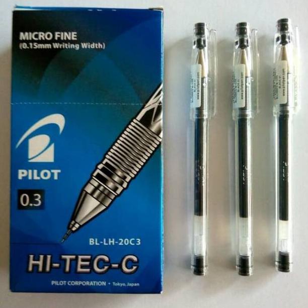 

Cuci Gudang [Pcs] Pulpen Hi-Tec-C Pilot Hitec 0.3 Mm / 0.4 Mm Hitam / Biru*