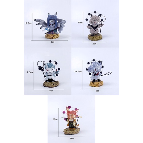 Naruto Pikachu Sasuke Madara Obito Rikudo Nendoroid Action Figure H-r1609