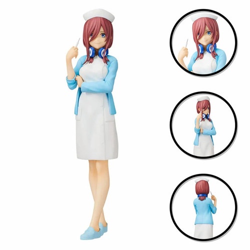 Figure The Quintessential Quintuplets Miku Nakano Nurse Ver. 19 CM H-r1139