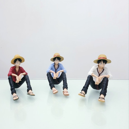Pajangan Figure One Piece Luffy Duduk H-r1224