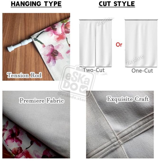 Kain Tirai Pintu / Door Curtain Jepang
